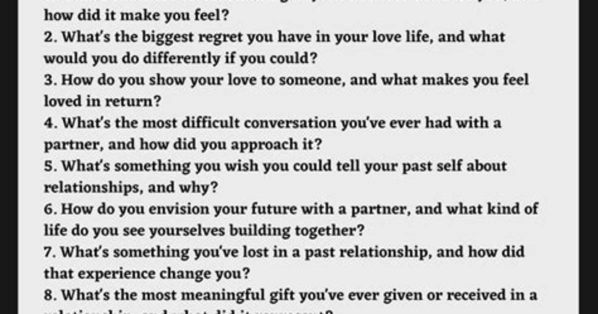 100 Fun Questions to Ask Your Boyfriend for Hearty Time Together