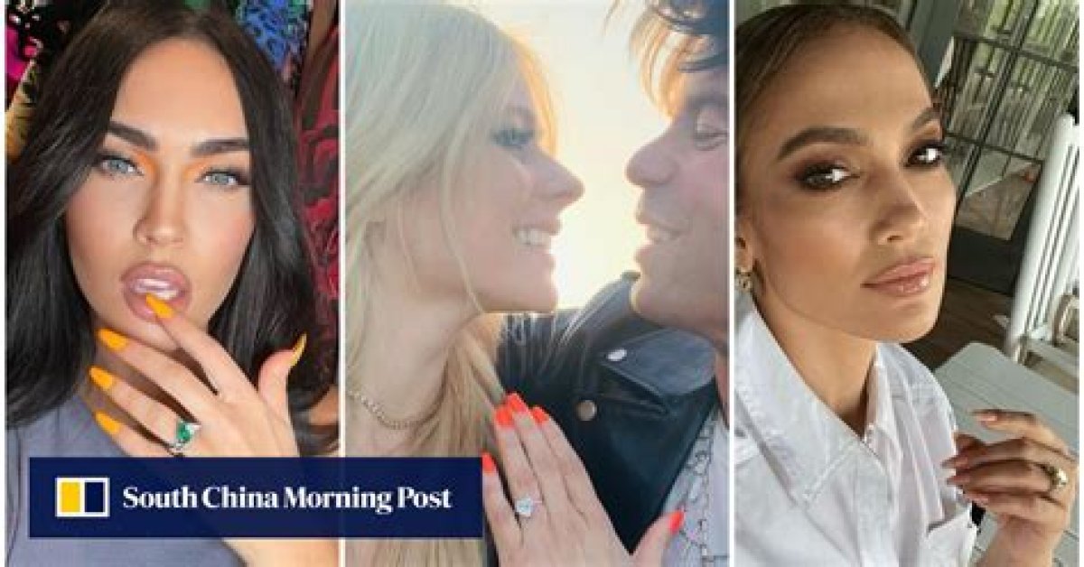 12 of the Most Insta-Worthy Celebrity Engagement Rings of 2022, from Jennifer Lopez’s ‘Lucky’ Green Diamond and Megan Fox’s Emerald, to Avril Lavigne’s Heart-Shaped Rock and Joey King’s Unusual Band