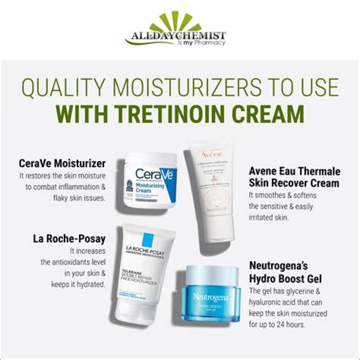13 Best Moisturizers to Use with Tretinoin Cream to Combat Dryness and Dullness