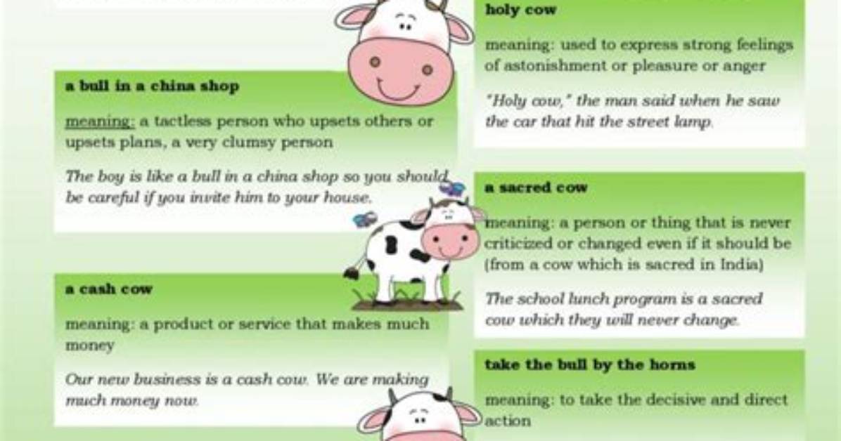 15 Cow Idioms That Will Help You Hit a Bullseye During the Year of the Ox - Yp
