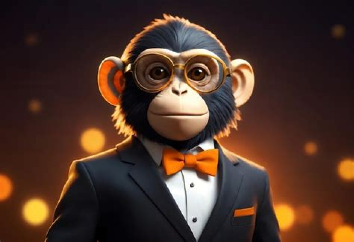 1960S Bow Tie-Wearing Cartoon Primate with a Rhyming Name: 2 Wds.