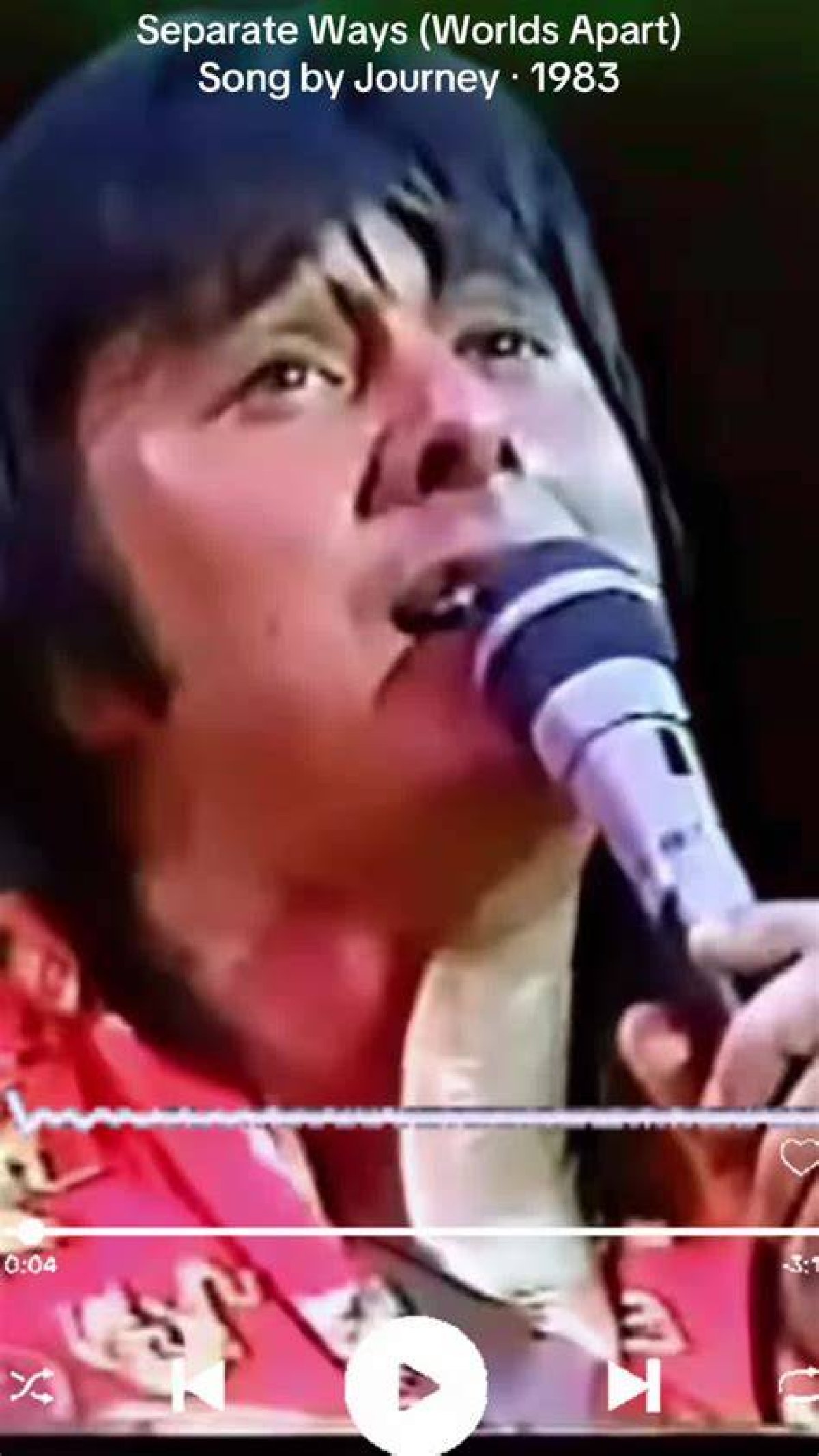 1983 Journey Breakup Song: 2 Wds.