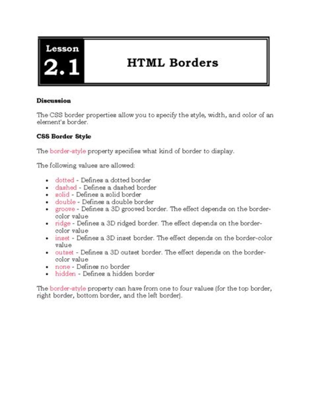2.1. Html