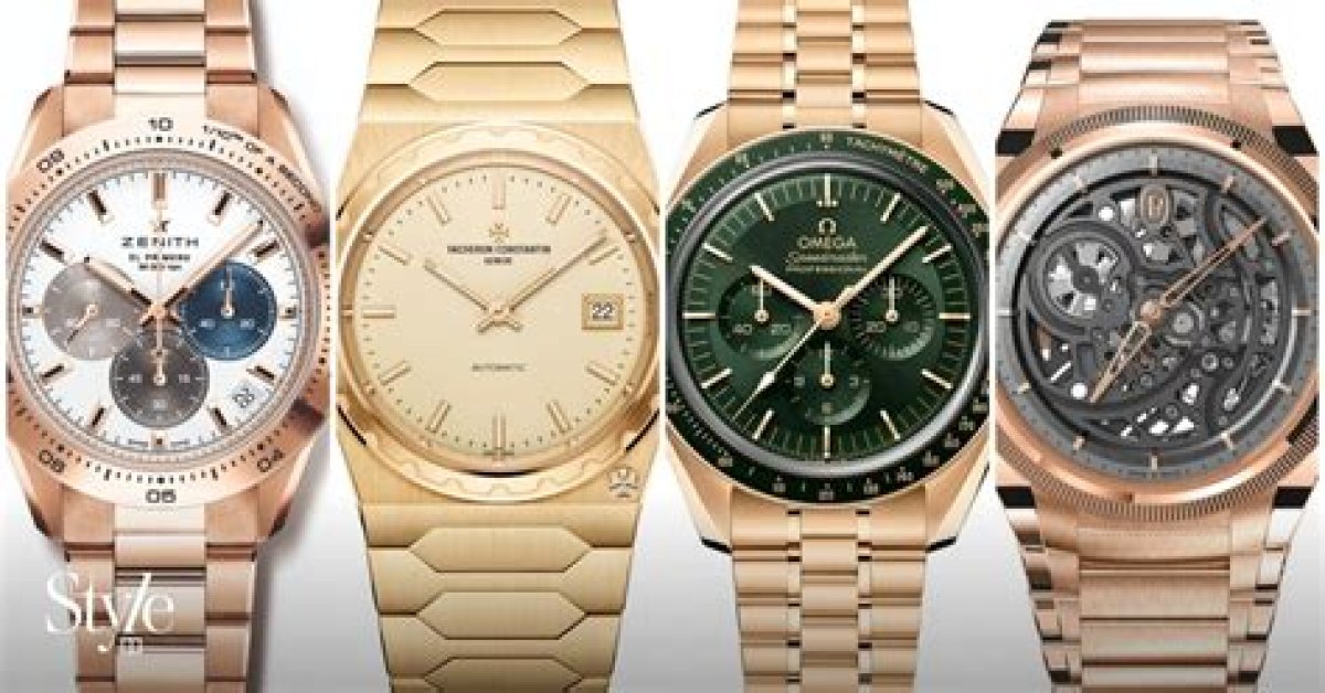 6 Most Covetable Gold Timepieces of 2022: from Rolex’s ‘Lemon Paul Newman Daytona’ and the Latest Panthère De Cartier, to Vacheron Constantin’s Historiques 222 and Omega’s Speedmaster Moonwatch