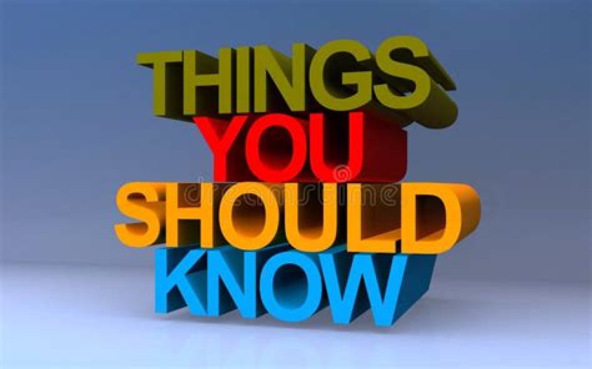 60 Things You Should Know
