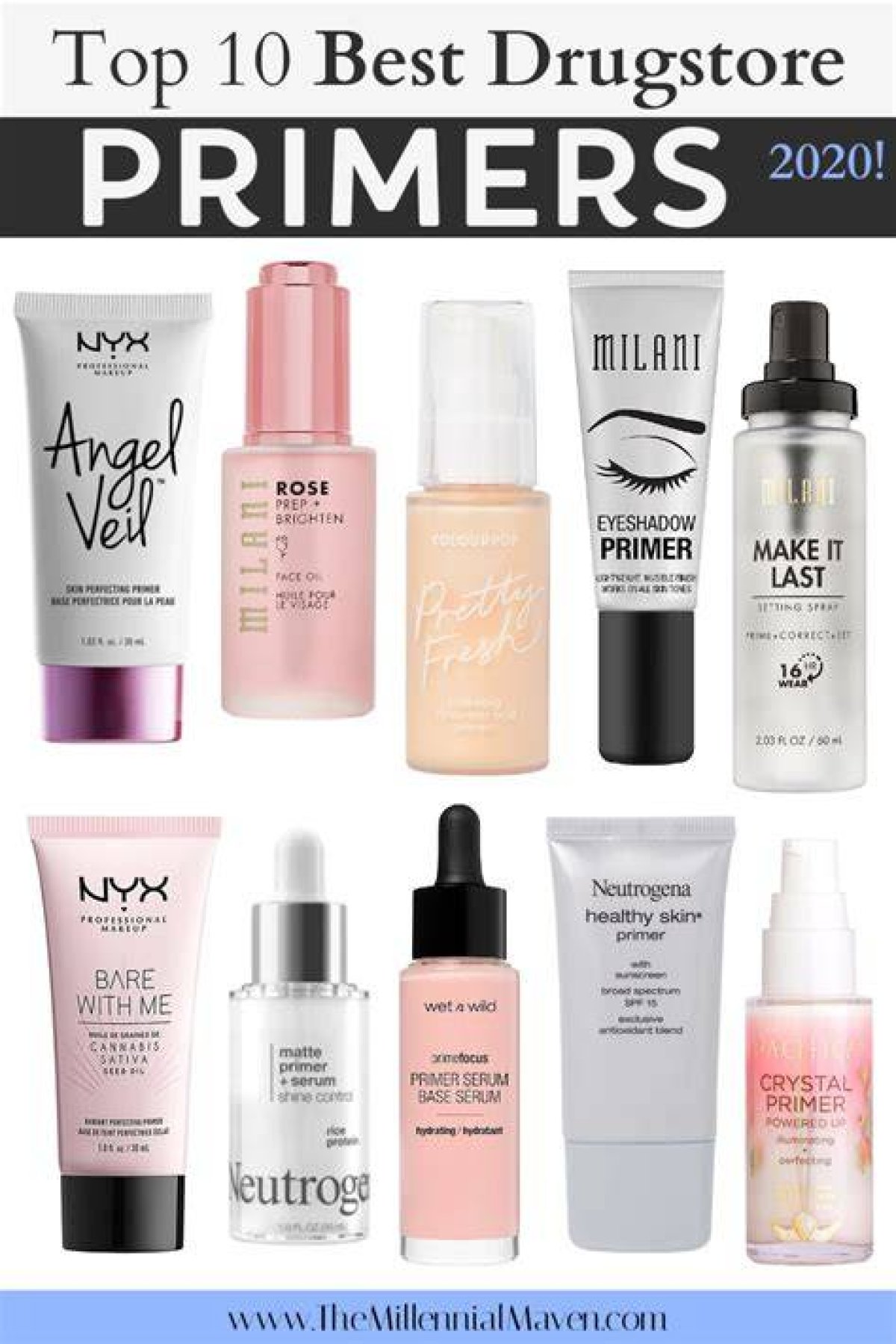 8 Best Drugstore Primers to Achieve Spotless Makeup Looks