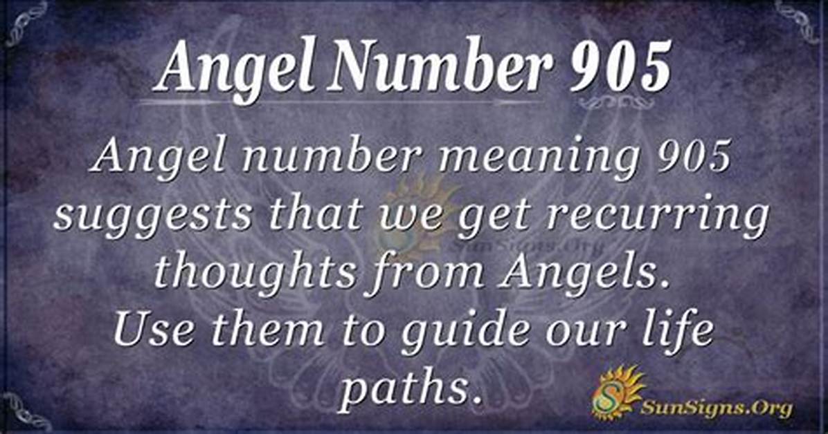 905 Angel Number – Meaning and Symbolism