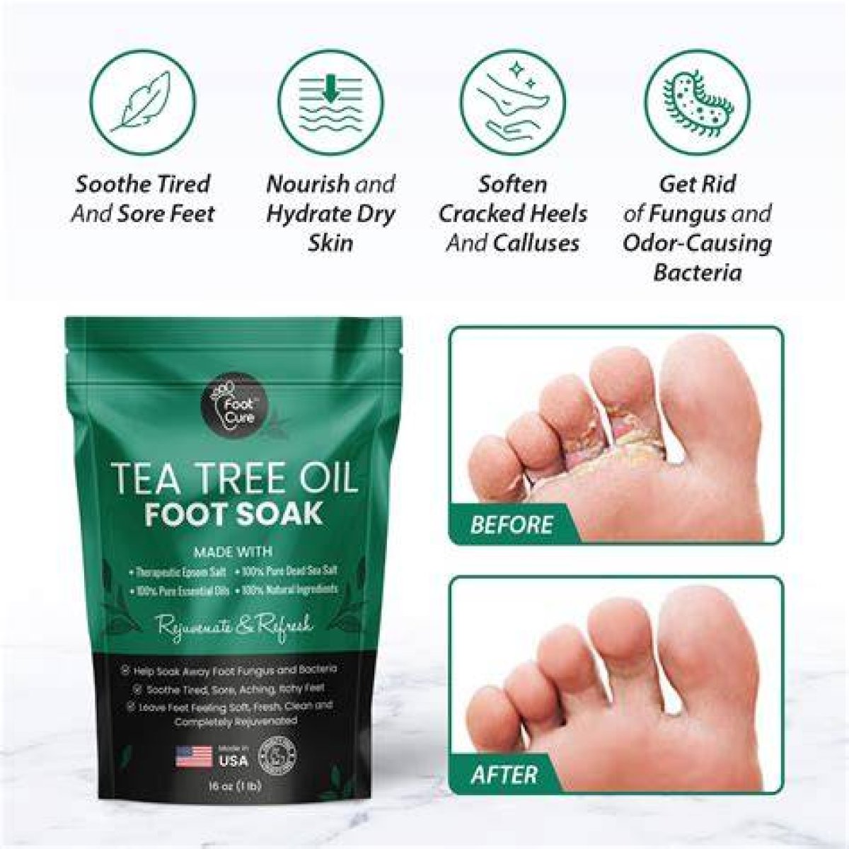A Black Tea Foot Soak to Eliminate Foot Odor