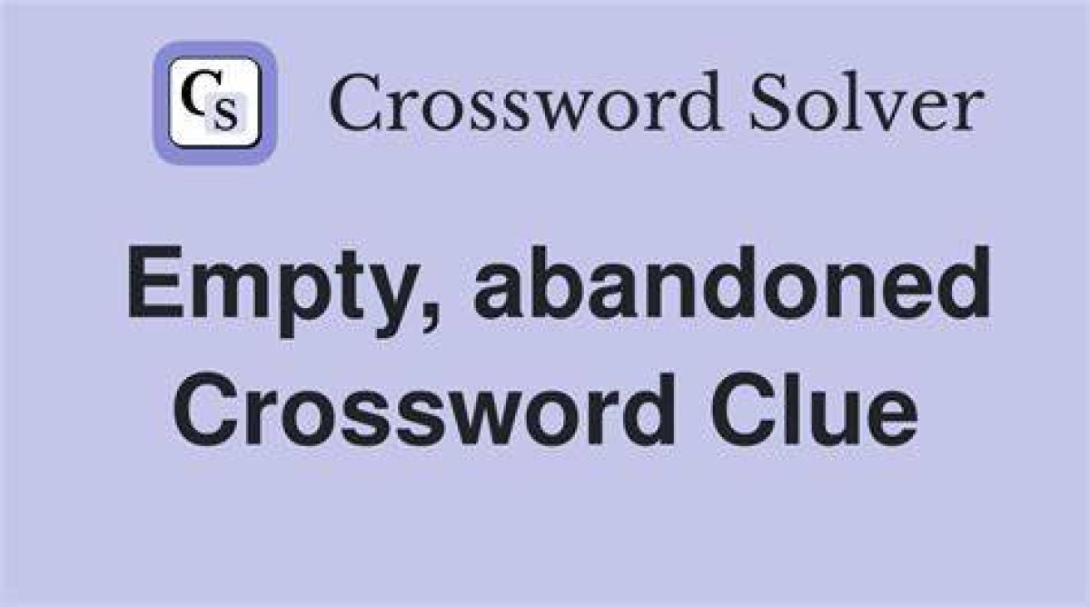 *Abandoned in the Shallow End? Crossword Clue La Times Answer