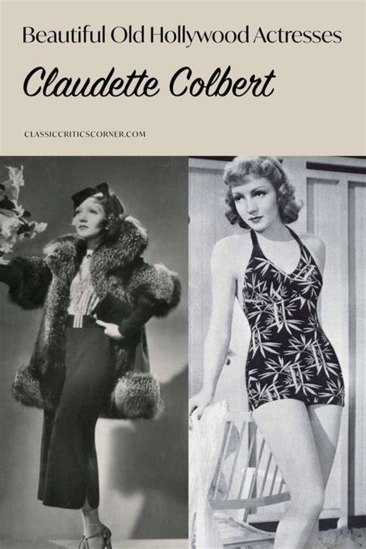 Actress West of Old Hollywood