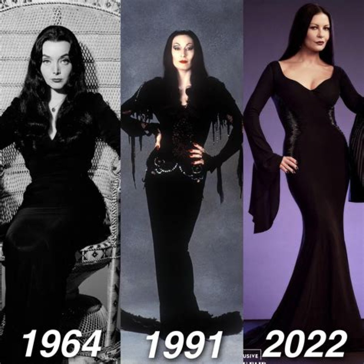 Actress Who Portrayed Morticia Addams in Two 1990S Movies: 2 Wds.