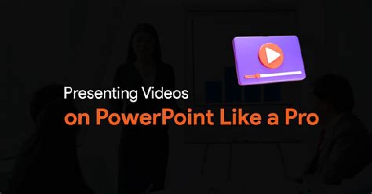 Add to a Powerpoint Like a Video