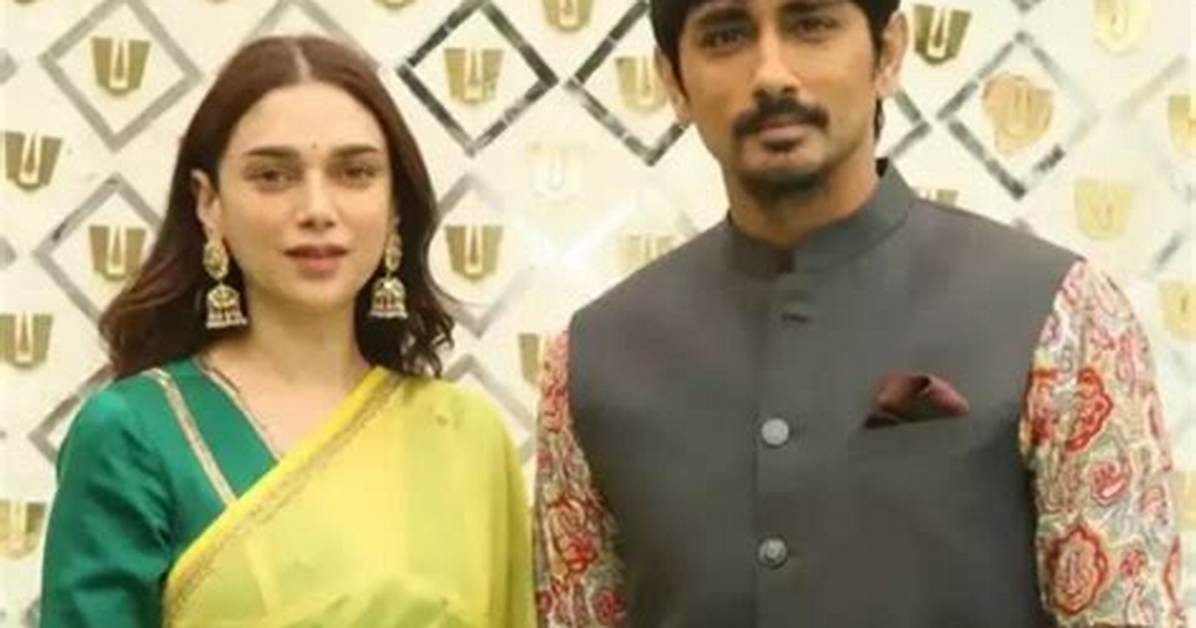 Aditi Rao Hydari and Siddharth’s Love Story, Dating History, Divorces, Rumours and More