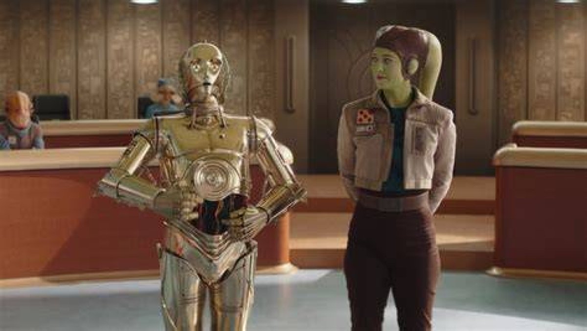 Ahsoka's C-3Po Cameo Cut Alec Guinness Reference