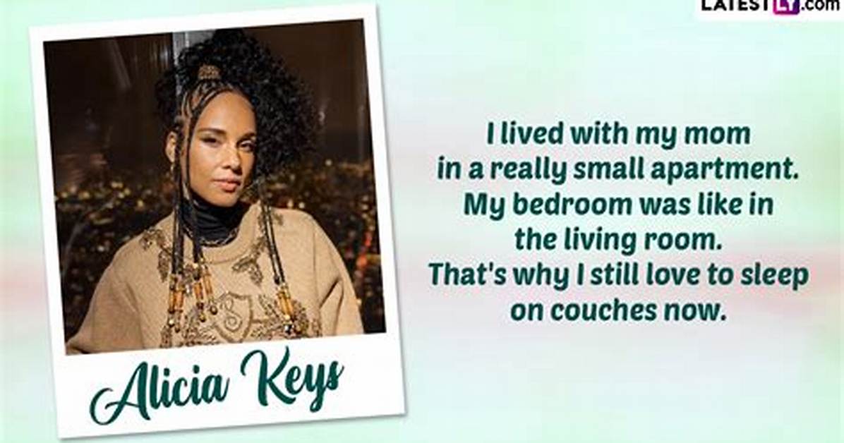 Alicia Keys: a Glimpse into Her Life Through Her Mother's Lens