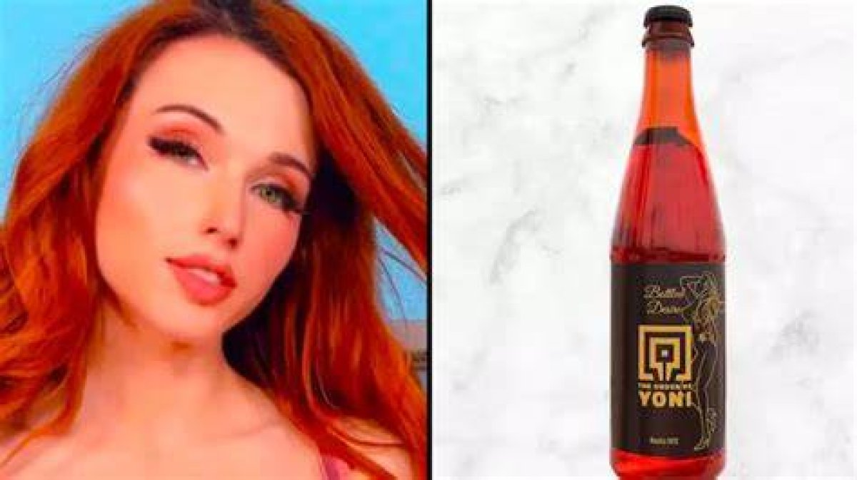 Amouranth Partners with Beer Company to Produce Drink Using Her 'Vagina Yeast'