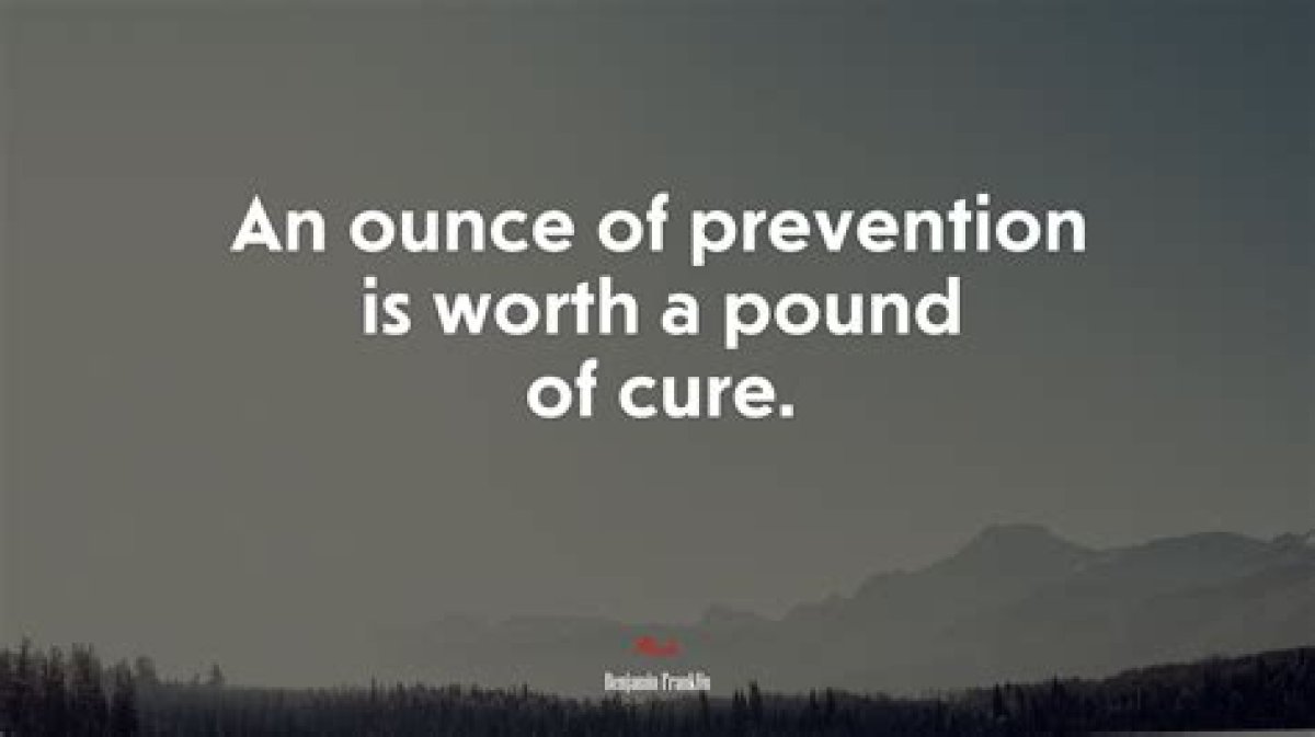 An ___ of Prevention Is Worth a Pound of Cure
