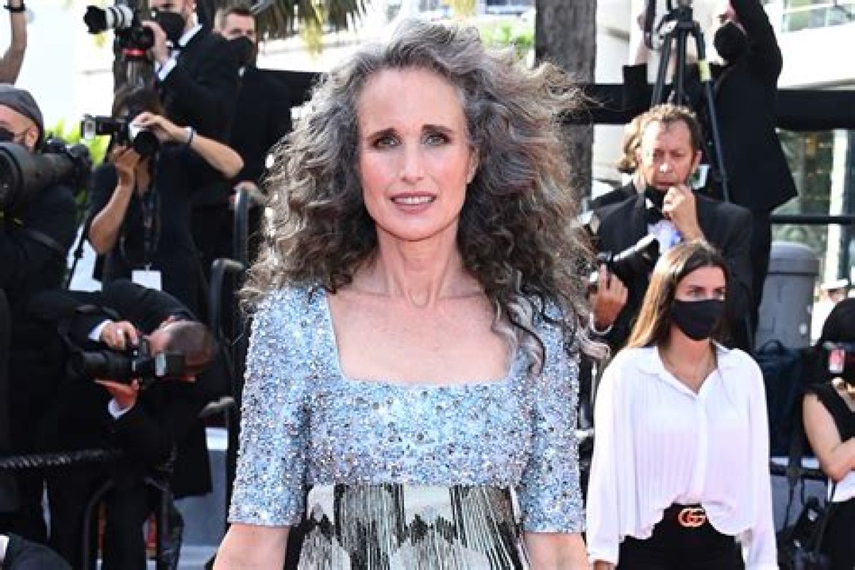 Andie Macdowell Is Embracing Her Gray Hair