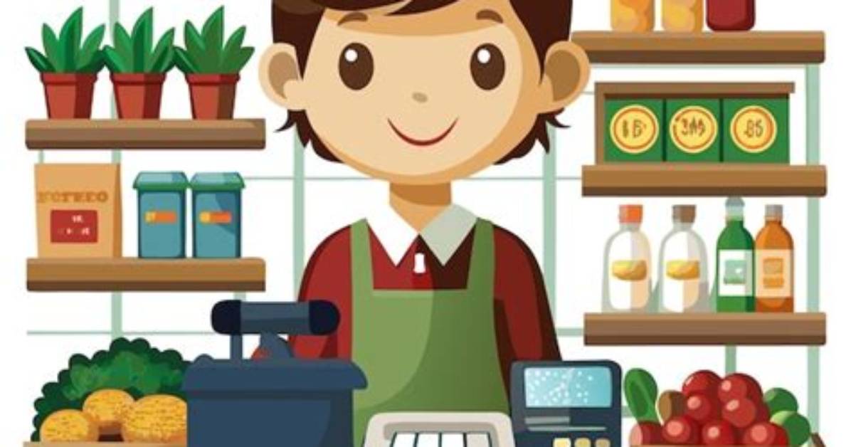 Animated Hindu Shopkeeper