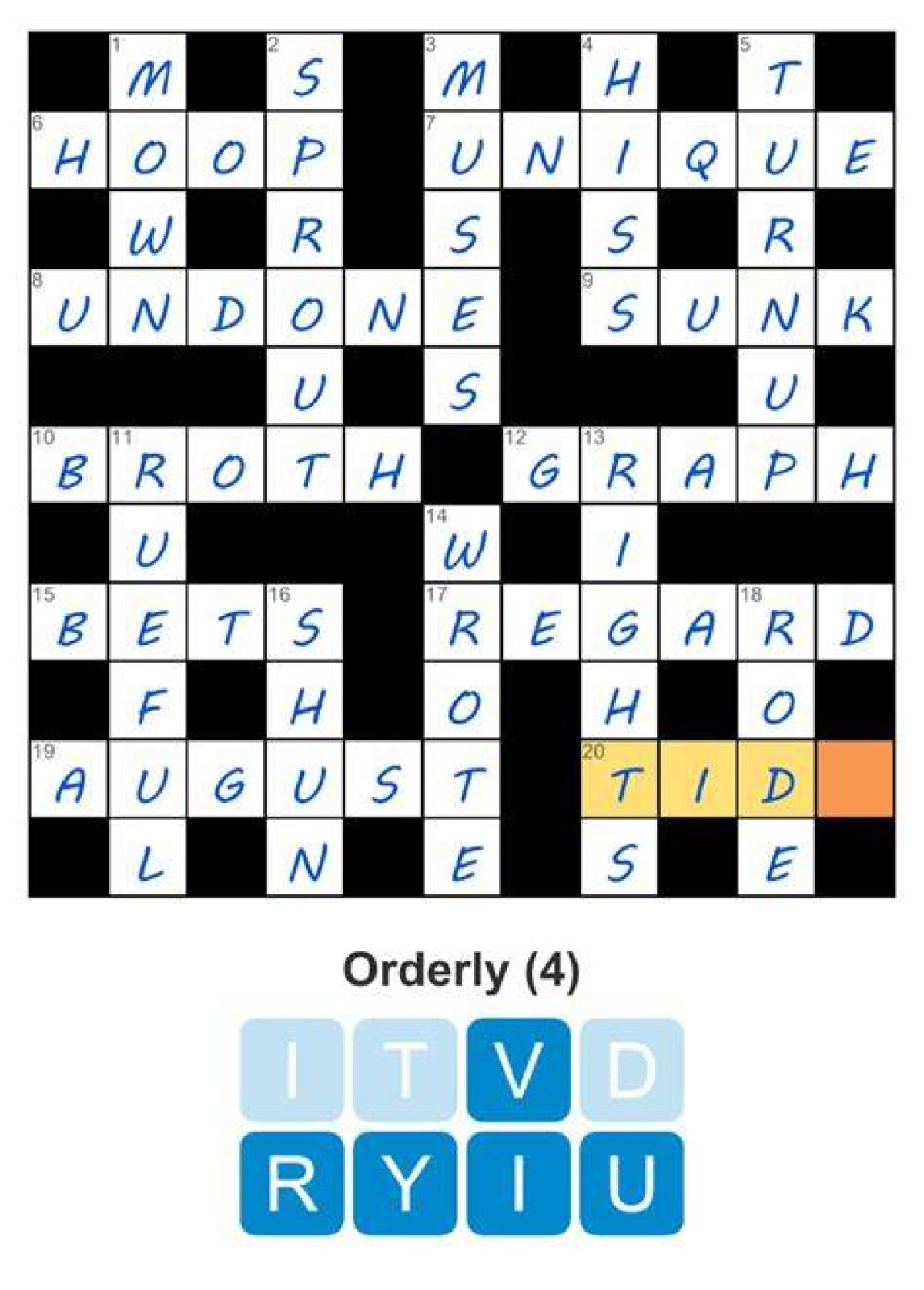 Answers for Puzzle Page Ruminates Crossword Clue