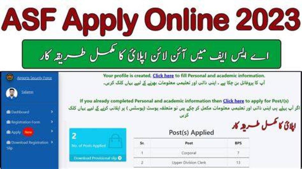 Asf Jobs 2023 Online Apply | Join Asf Now! !! (747+ Seats)
