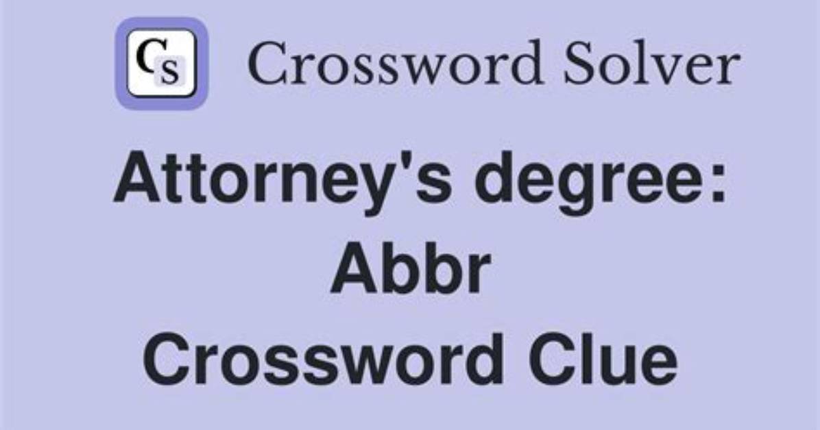 Attorney's Degree: Abbr.