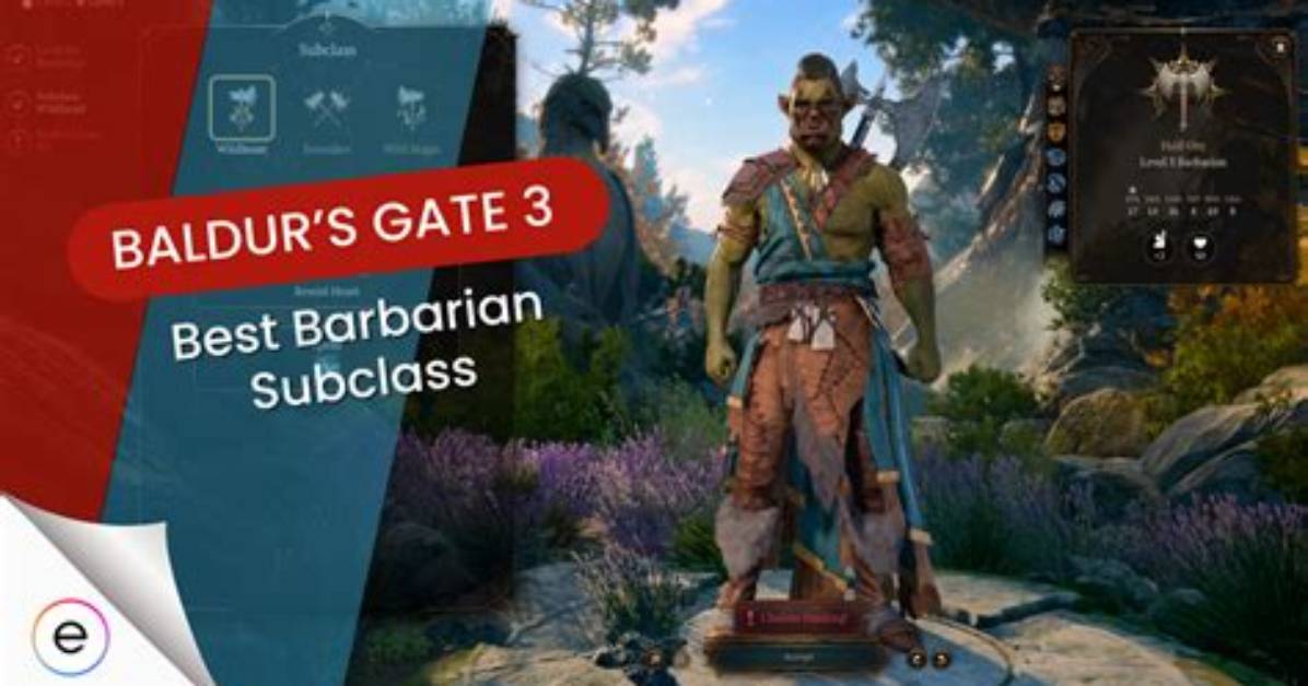 Baldur's Gate 3: Every Barbarian Subclass, Ranked