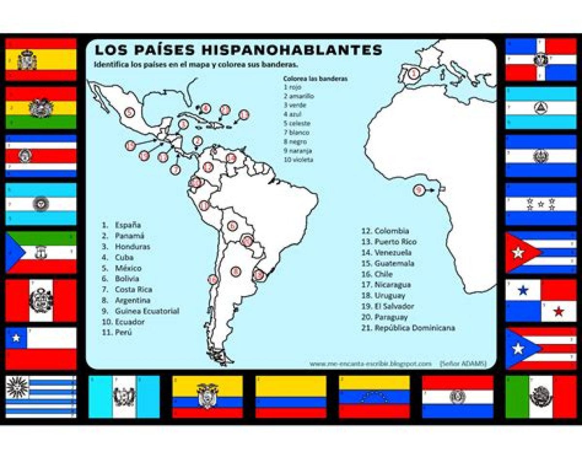 Banderas De Los Países Hispanohablantes Quiz