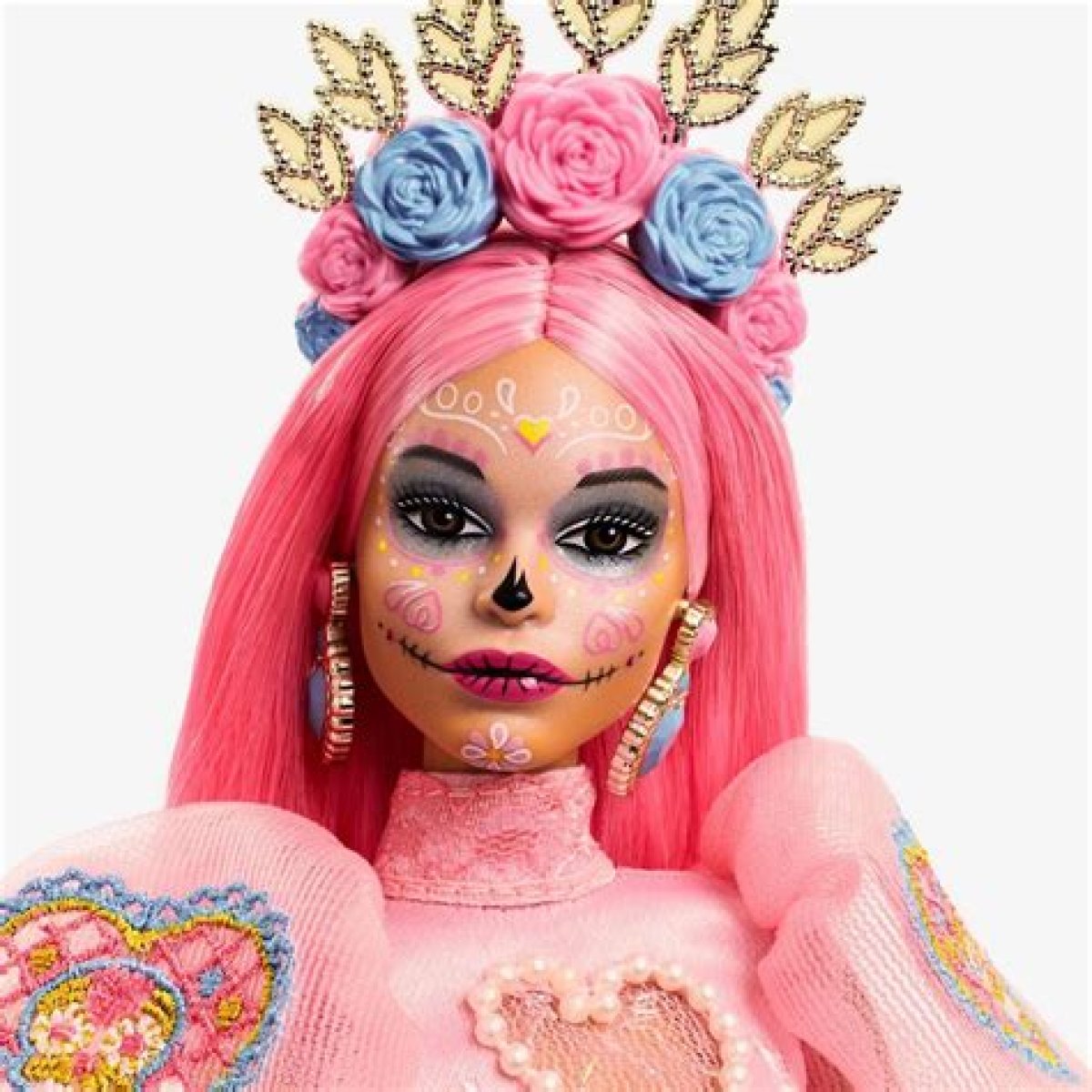 Barbie's 2022 Day of the Dead Doll Was Styled by Famous Mexican Fashionista