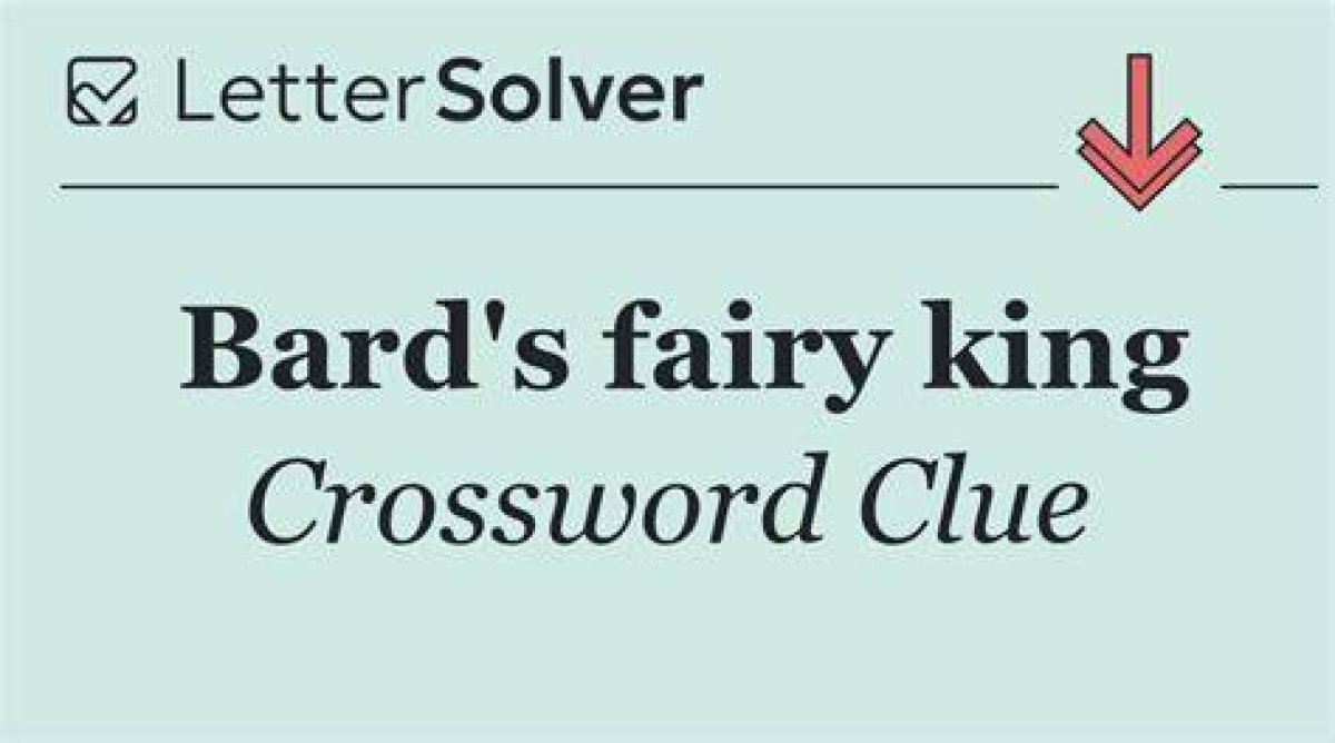 Bard's Fairy Queen Crossword Clue Newsday 3 Letters Answer