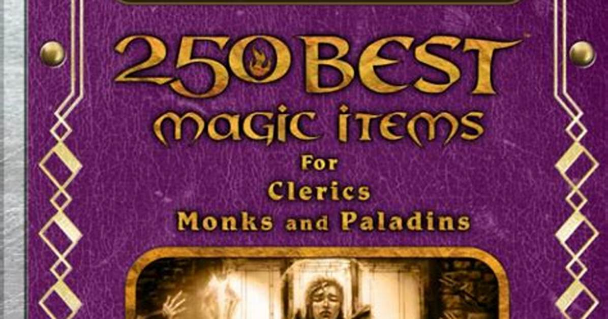 Best Magic Items for Clerics