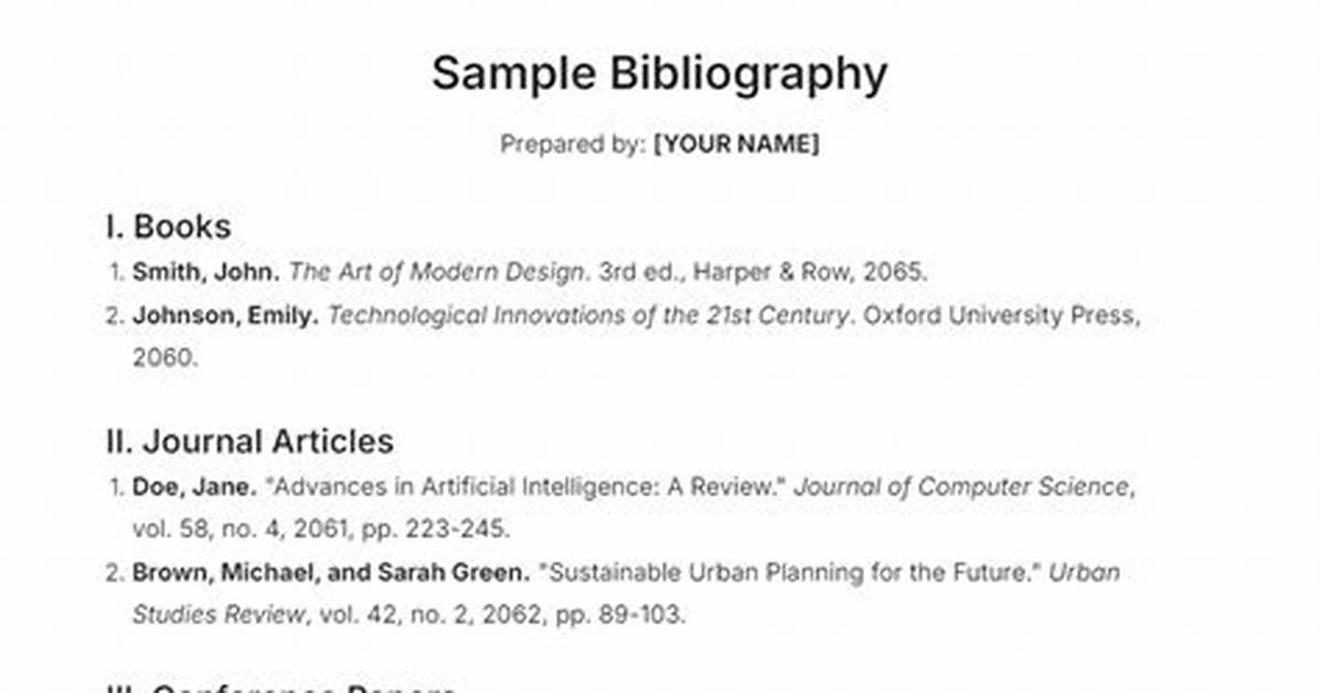 Bibliography