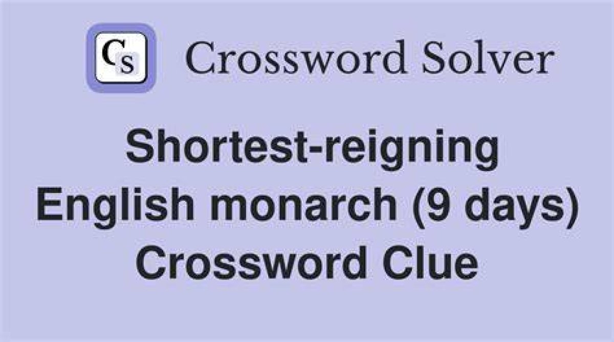 'Bloody' English Monarch Crossword Clue Nyt