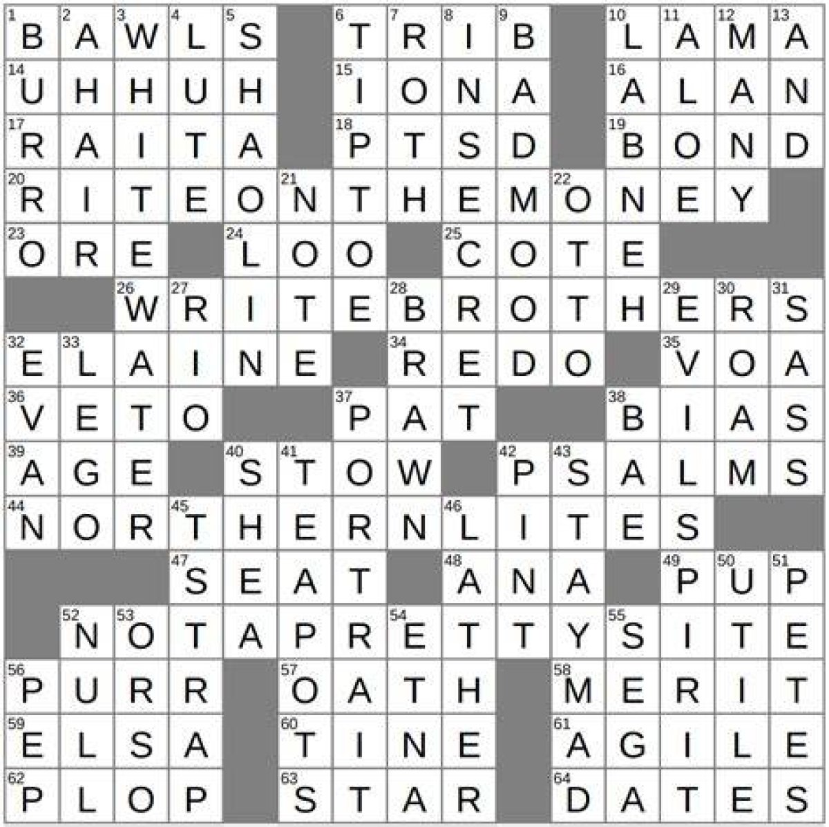 Blue Choice Crossword Clue La Times Answer
