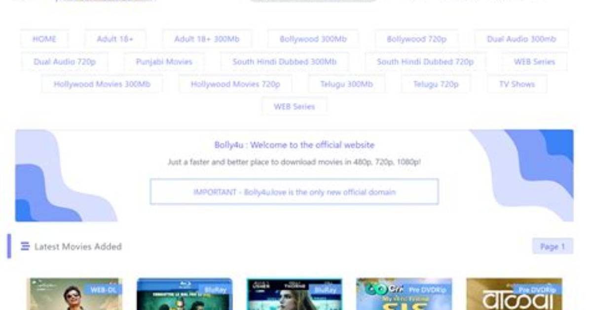 Bolly4U Website Movies: the Ultimate Guide to Streaming Indian Cinema
