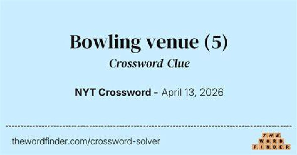Bowling Venue Crossword Clue Daily Themed Mini