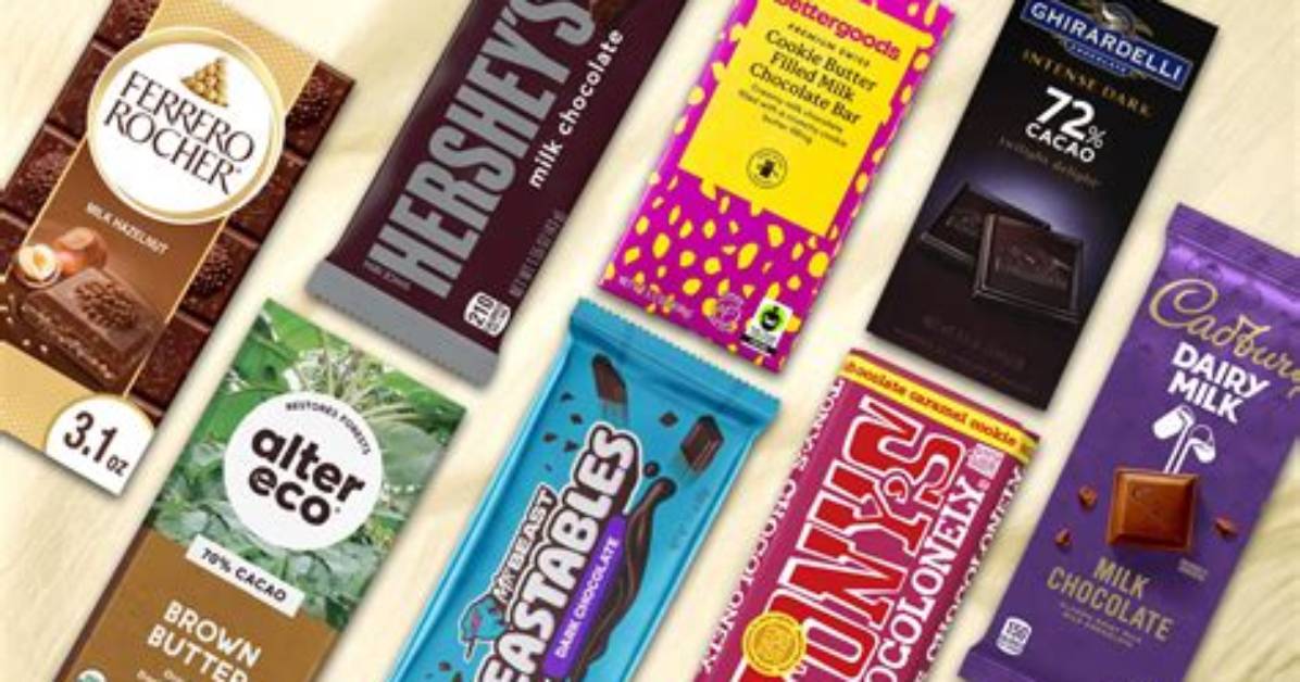 Brand of Chocolate Candy Packaged in a Long Roll
