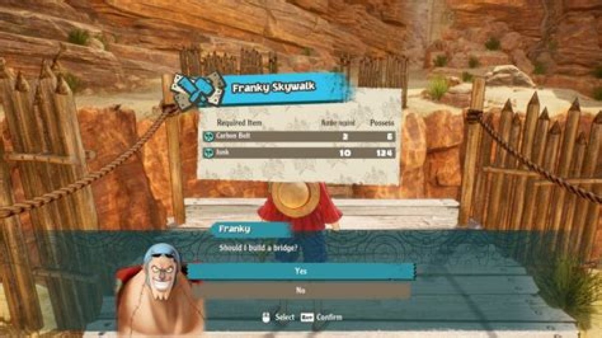 Bridges, One Piece Odyssey Points of Interest
