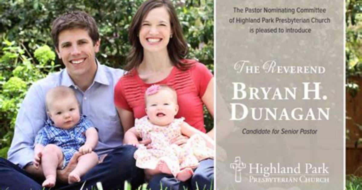 Bryan Dunagan, Highland Park Presbyterian Church Senior Pastor, Passes Away Suddenly