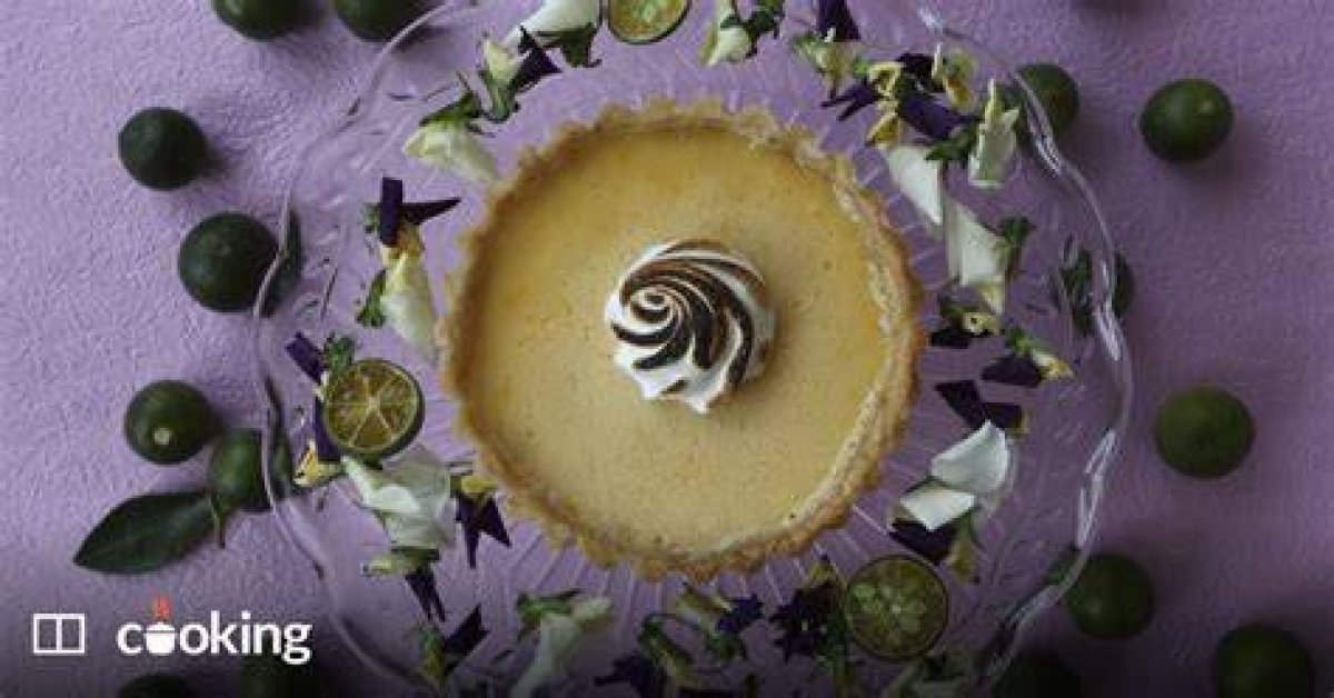 Calamansi Meringue Tart with Toasted Macadamia Nuts - Recipe