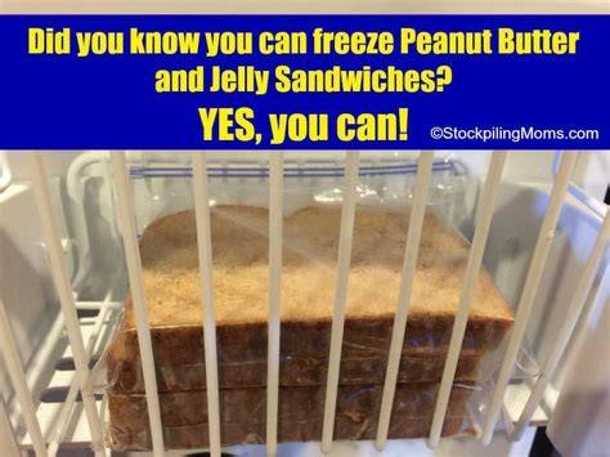 Can I Freeze Peanut Butter and Jelly Sandwiches?