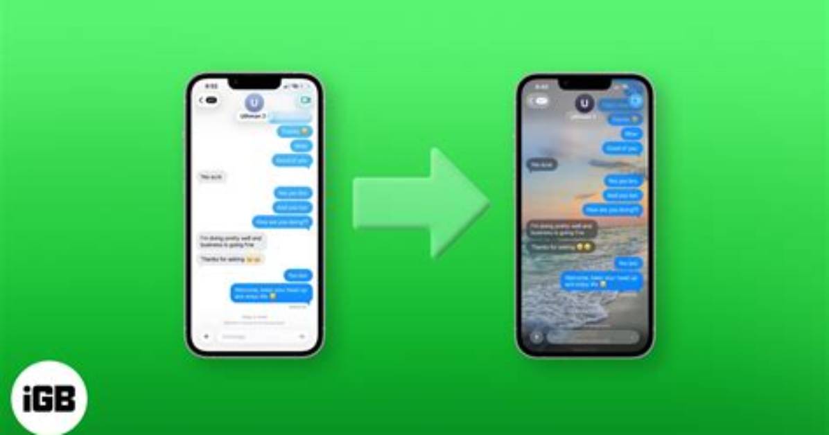 Can You Change the iMessage Background with iOS 17?
