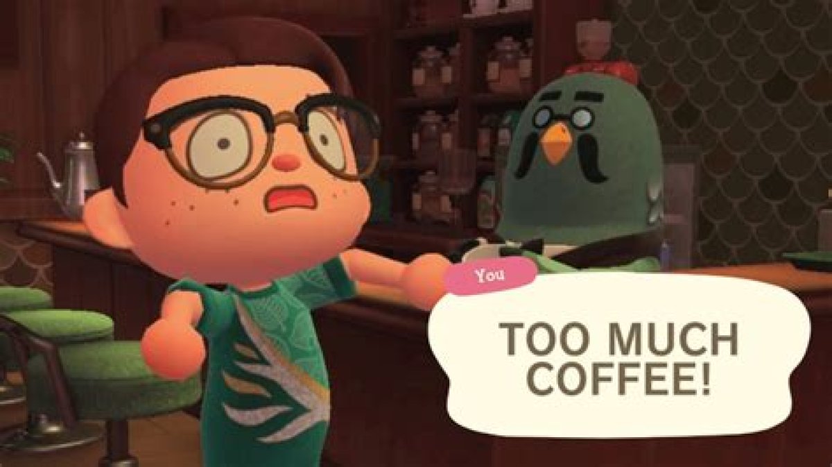 Can You Drink Too Much Coffee Animal Crossing?