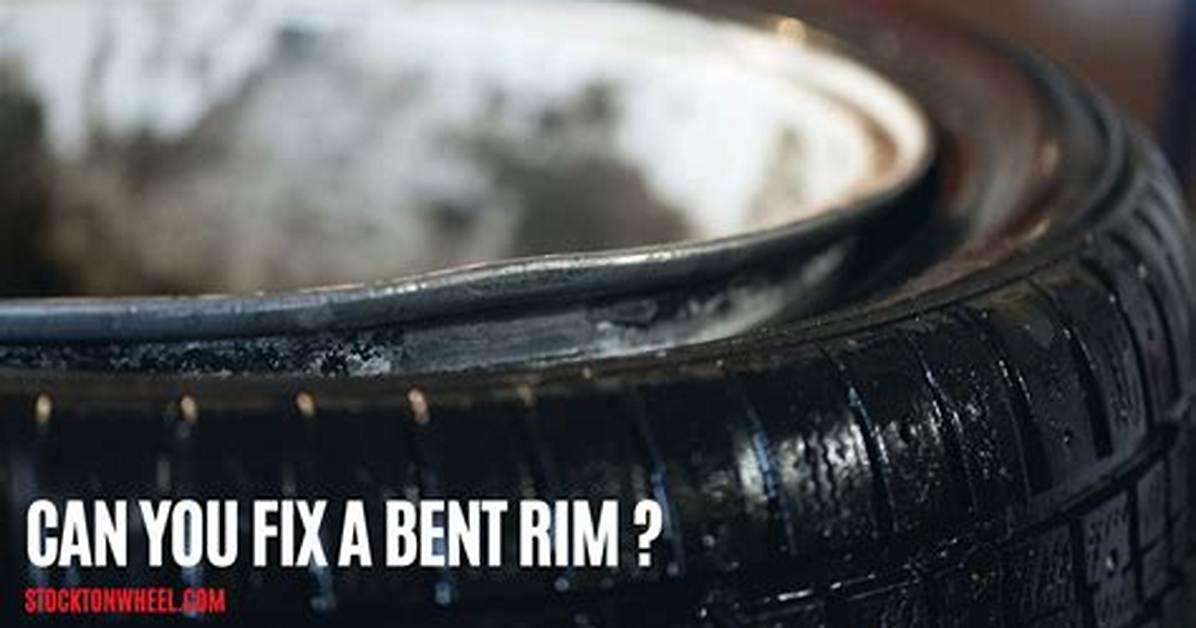 Can You Fix Bent Aluminum Rims?