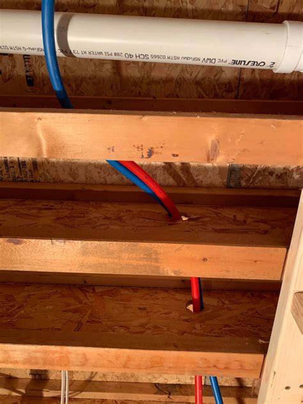 Can You Run Pex Through Floor Joists?