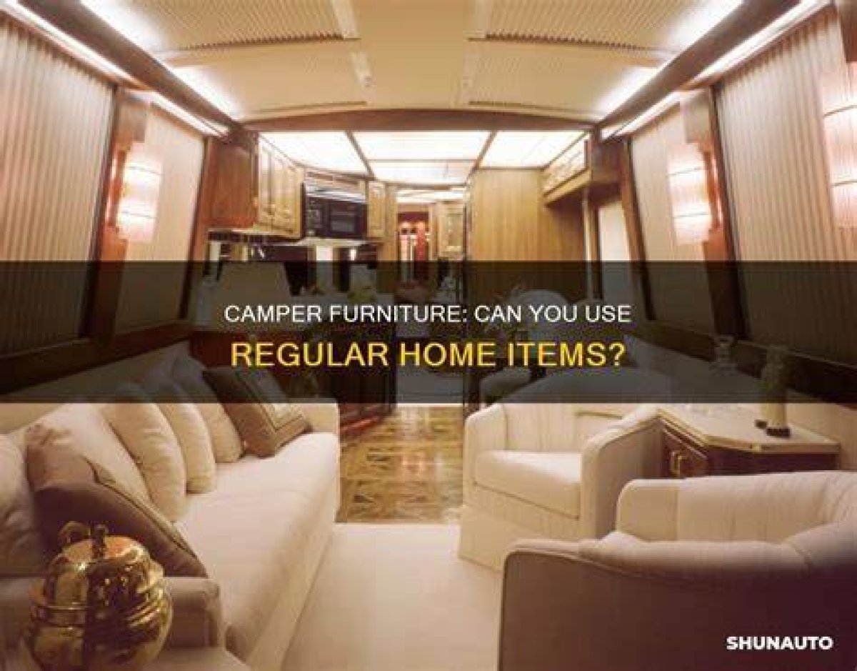 Can You Use Regular Furniture in an Rv?