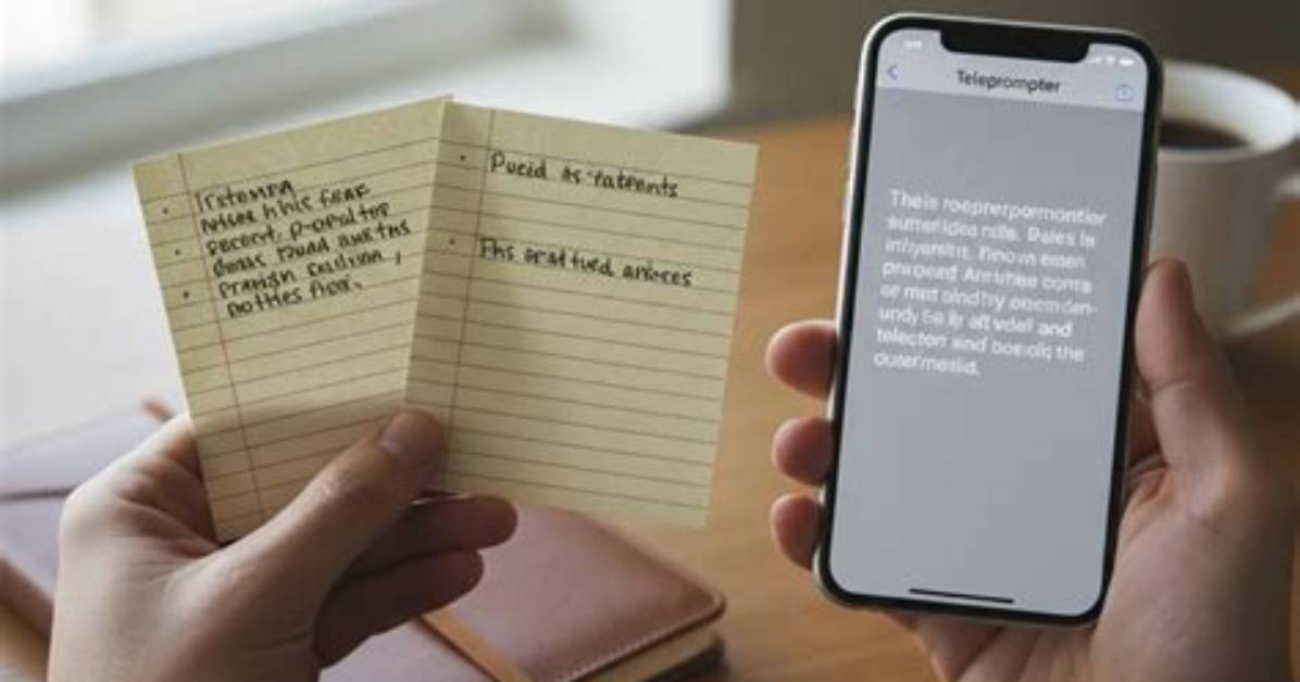 ___ Cards (Teleprompter Alternative)