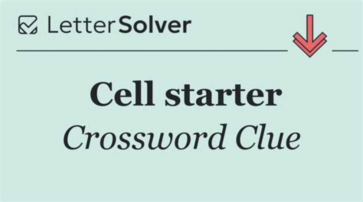 Cell Dweller Crossword Clue Newsday