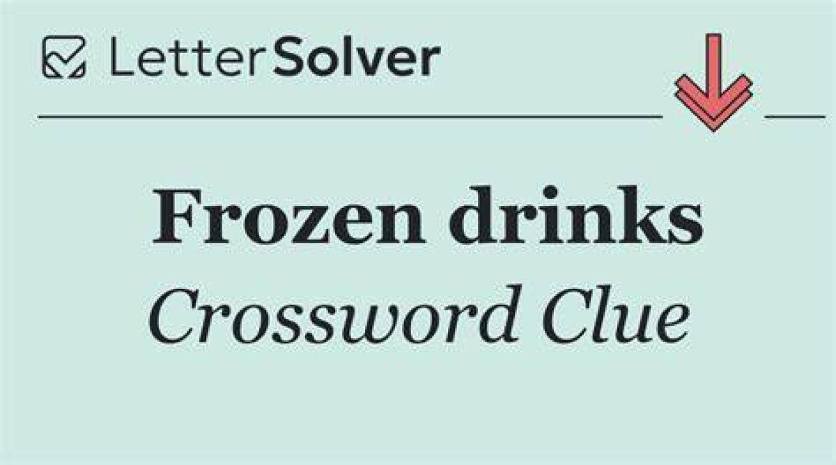 *Chain with Thick Drinks Crossword Clue Universal