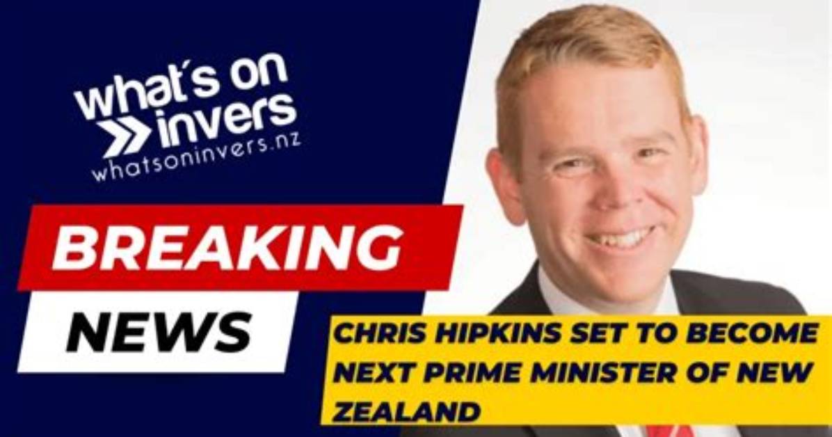 Chris Hipkins Set to Become New Zealand’s Next Prime Minister After Jacinda Ardern Steps Down